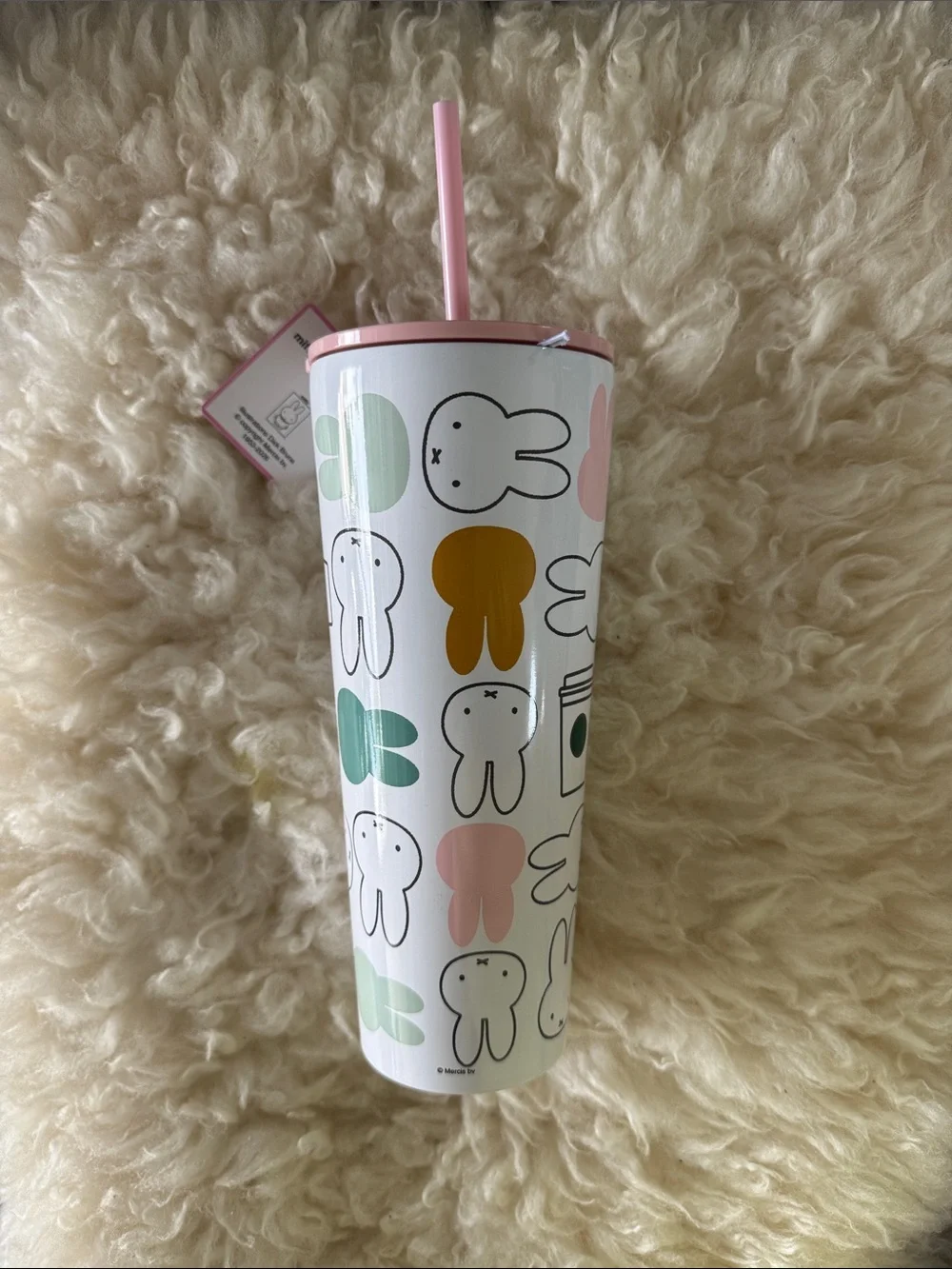 NEW Starbucks x Miffy 2026 Bunny Pattern Venti Stainless Steel Tumbler